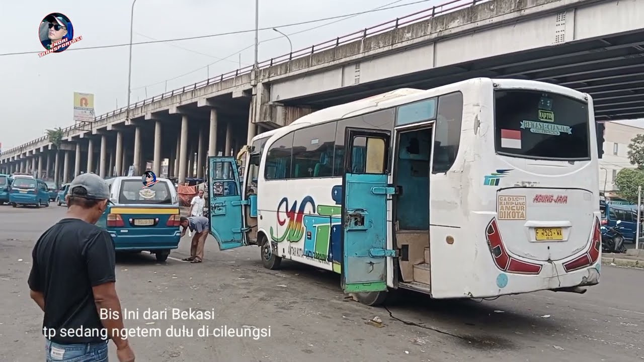Bus Agung Jaya Tujuan Bekasi Cianjur dari Cileungsi