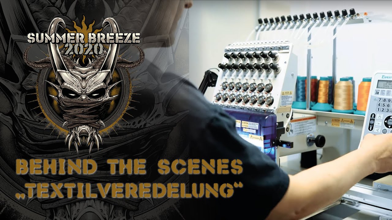 SUMMER BREEZE - Behind the scenes - Stickerei