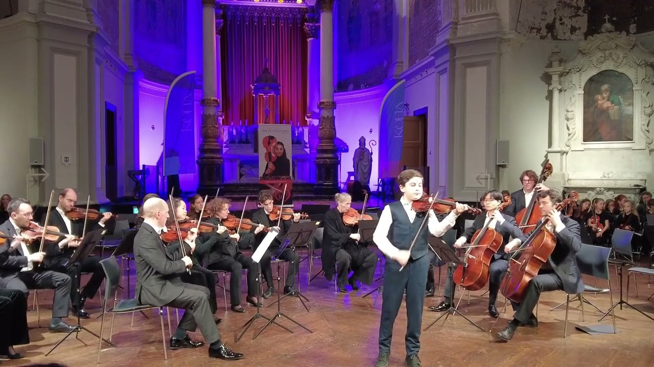 J.S. Bach - Violin concerto in A minor - Emanuel Akopian (10 years) 2024 #johannsebastianbach