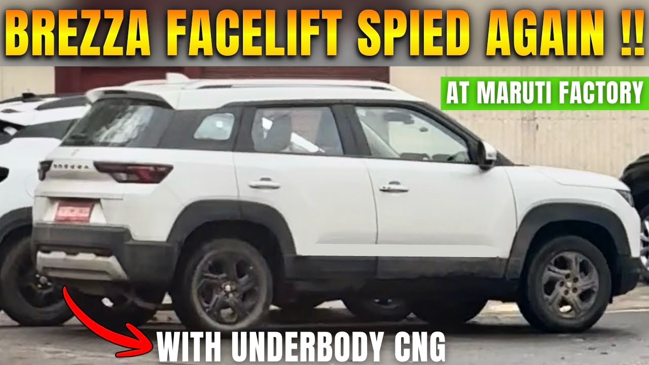 SPIED AGAIN BUT BY ME🚀 BREZZA Facelift 2026 Launch SOON | brezza 2026 features | brezza mileage 2026