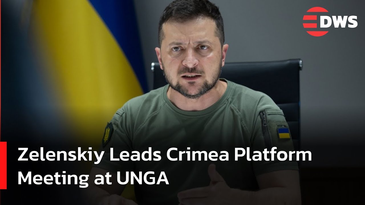 FULL SPEECH: Zelenskiy at UNGA 80 | Ukraine&rsquo;s President Leads Crimea Platform Meeting at UN | AC15