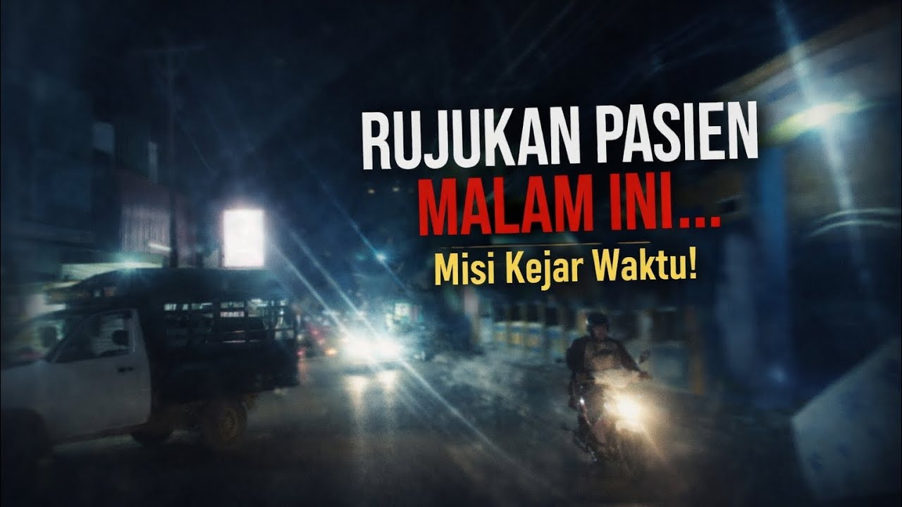 Malam Ini Kami Berpacu dengan Waktu – Rujukan Pasien Gawat