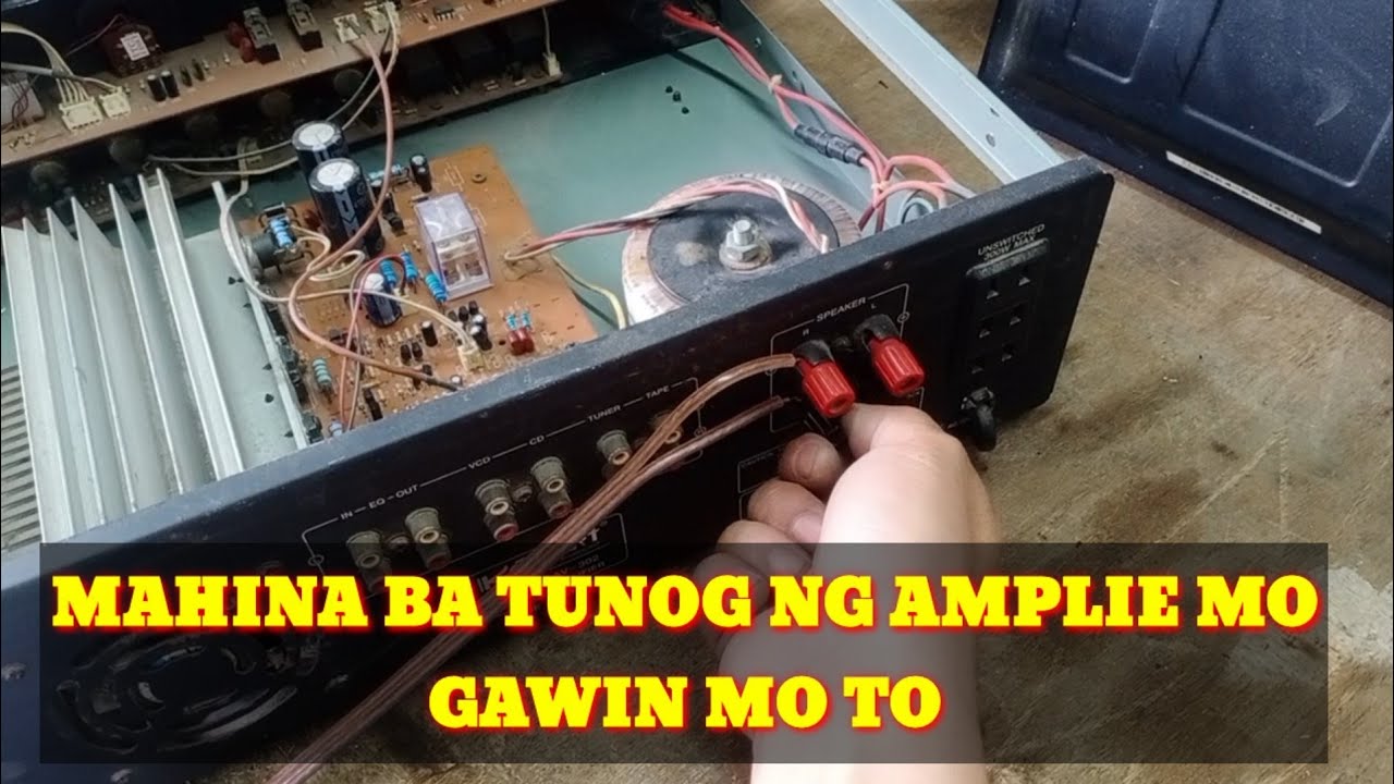KONZERT AMPLIFIER MAHINA ANG TUNOG