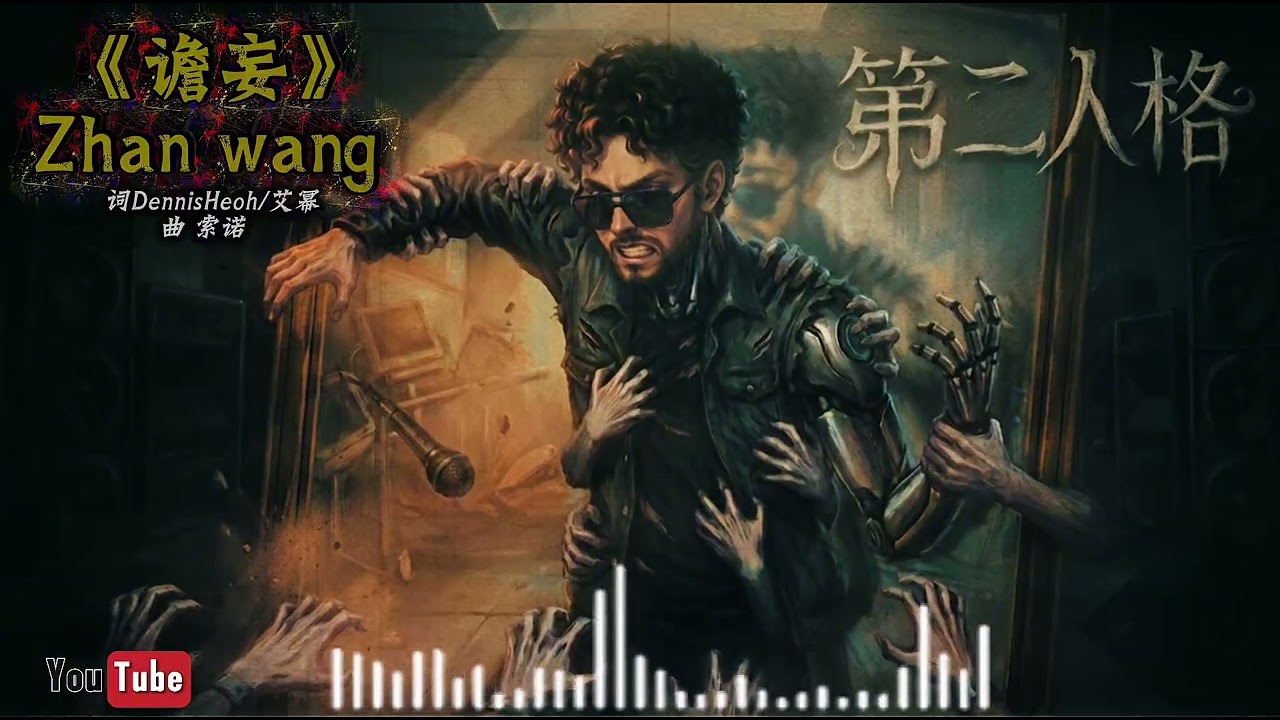 第二人格 - 《谵妄》Official Lyric Video | 暗黑重型摇滚 / 赛博情绪金属 (Cyber-Psycho Metal)