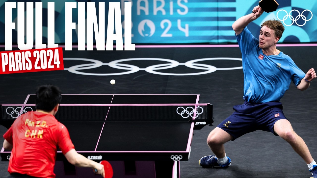 FULL Gold Medal Match | Men's Table Tennis 🇸🇪🏓🇨🇳 | Paris 2024