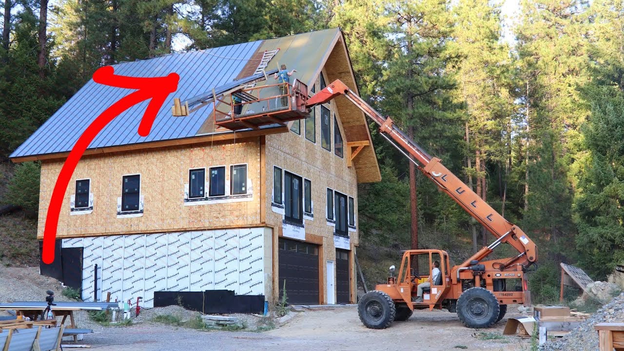 Building a House Start to Finish: Dangerous Roofing Install by Rookies