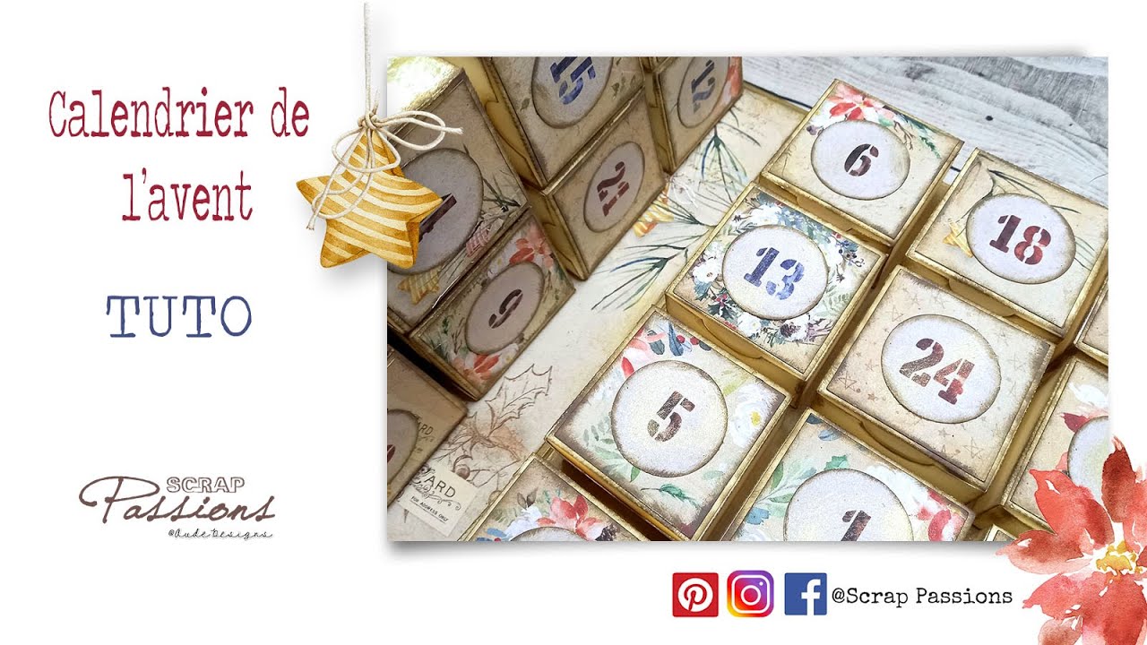 Tuto gratuit Calendrier de l'avent