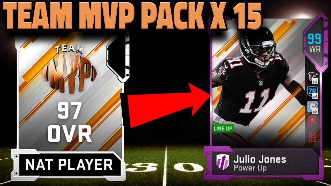 I DID THE 97 OVERALL TEAM MVP PACK 15 TIMES | MADDEN 19 ULTIMATE TEAM