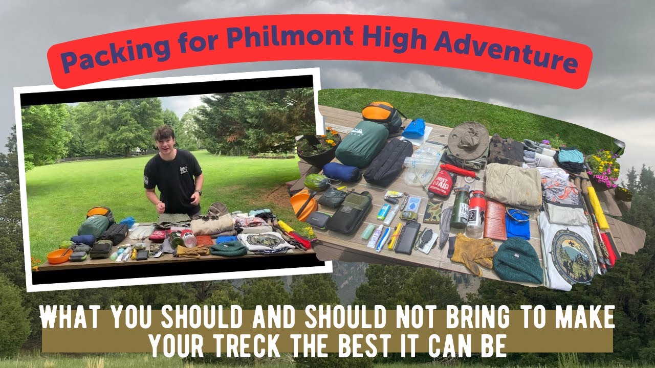 Packing For Philmont High Adventure