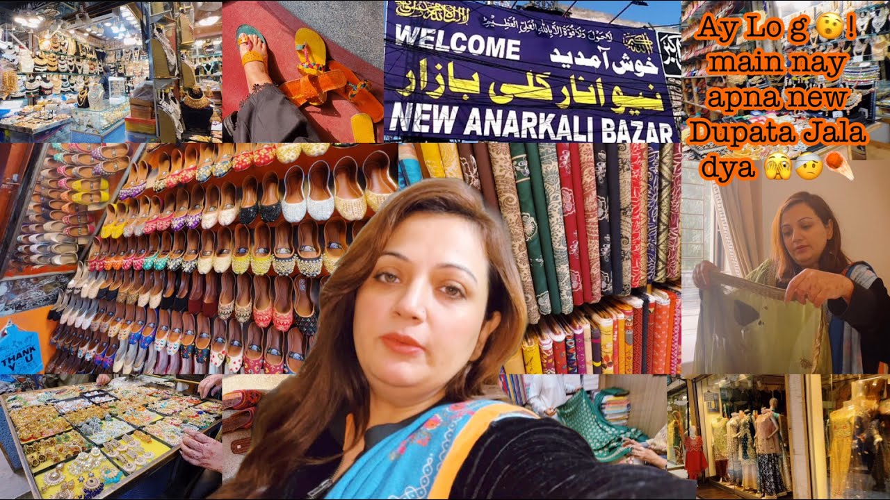 WE WENT TO LAHORE PAKISTAN'S BUSIEST MARKET! NEW ANARKALI BAZAR | SHOPPING LIBERTY MARKET OLD LAHORE