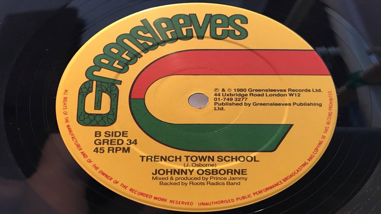 [12”] Trench Town School/Johnny Osbourne/Prince Jammy/1980 [GRED 34 B]