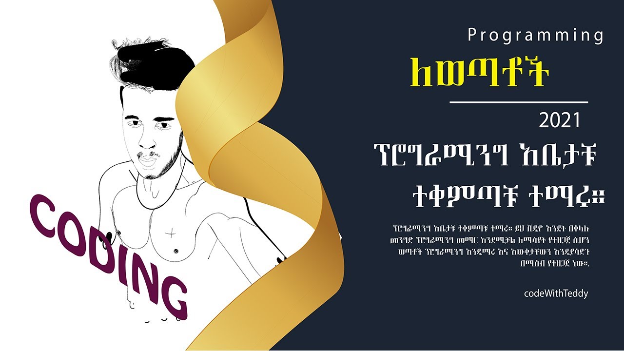 ፕሮግራሚንግ ለጀማሪ ወጣቶች / web development in amharic.