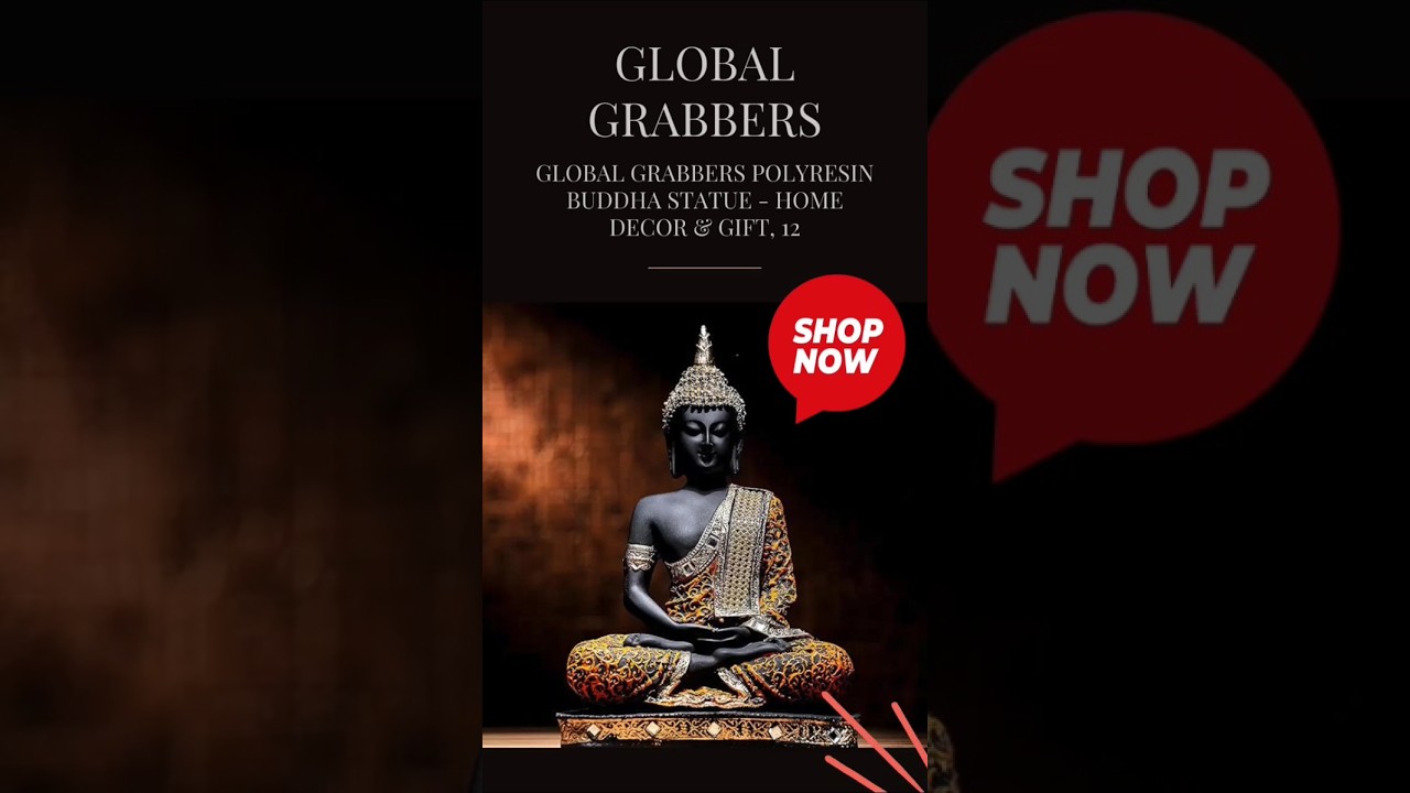 Limited Edition | Orange Black | Home Decor and Gifts Item 🎁 🏡 🛒🔥 #homedecor #giftideas #budhastatue