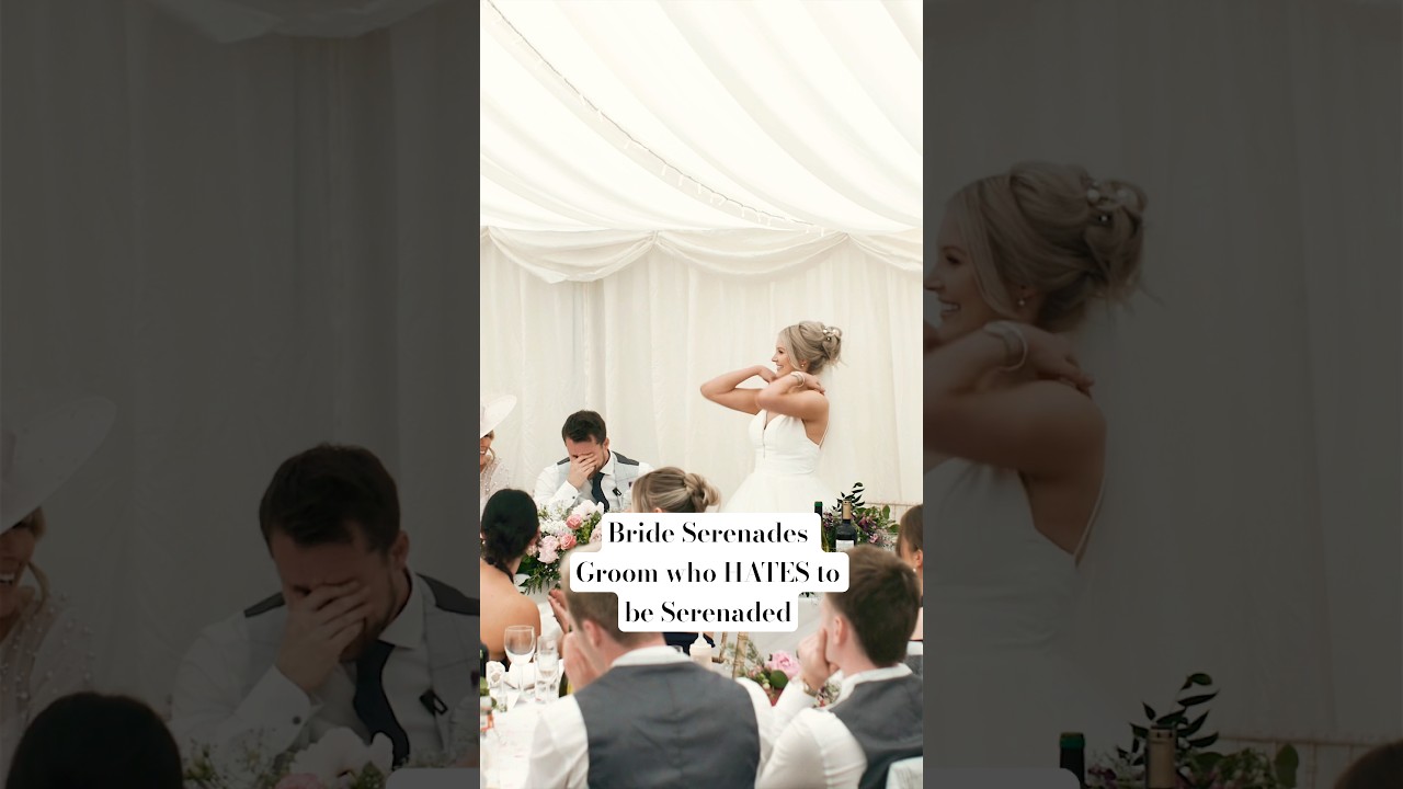 Bride SURPRISES groom with Song on wedding day #wedding #bride #love #weddingday #bridegroom