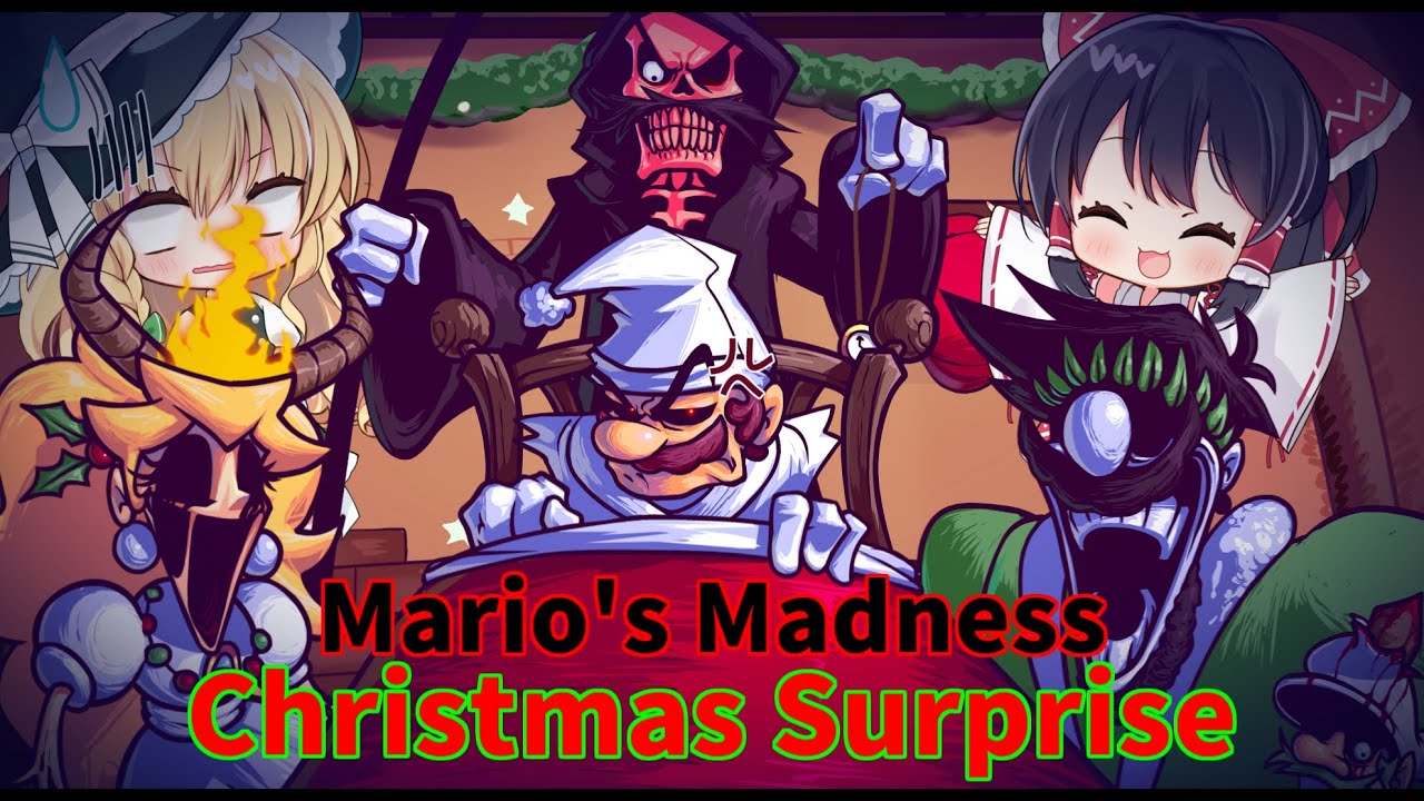 【ゆっくり実況】Mario's Madnessにクリスマスアップデートがやってきた！？孤独となったホラーマリオのその後…(日本語訳)(フライデーナイトファンキン)