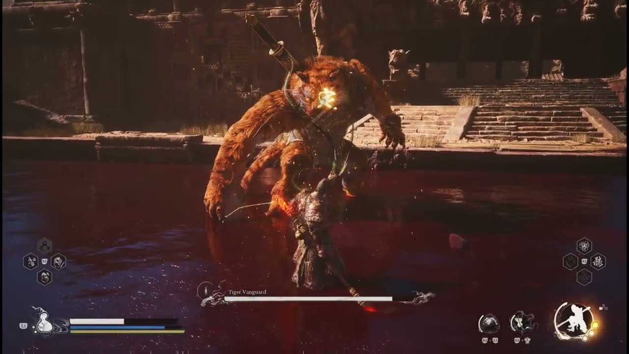 Tiger Vanguard Destroyed in Great Sage Mode | Black Myth: Wukong Boss Fight