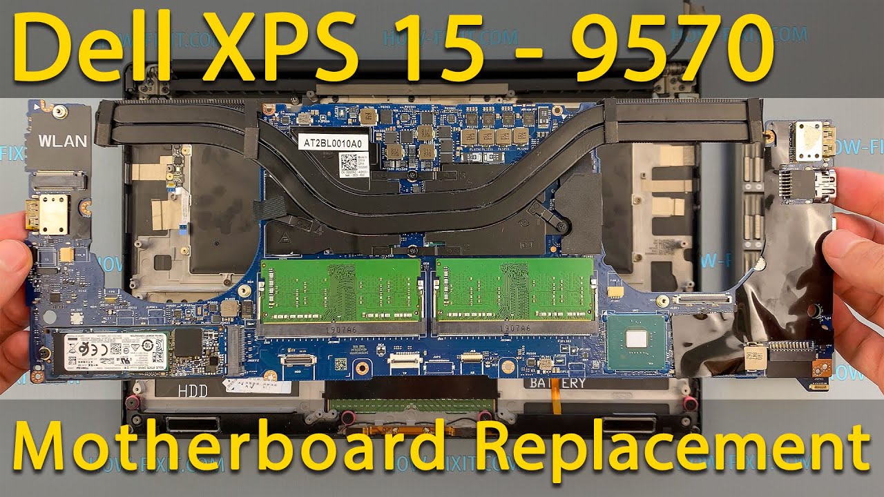 Dell XPS 15 9570 Motherboard Replacement | Step-by-step DIY Tutorial