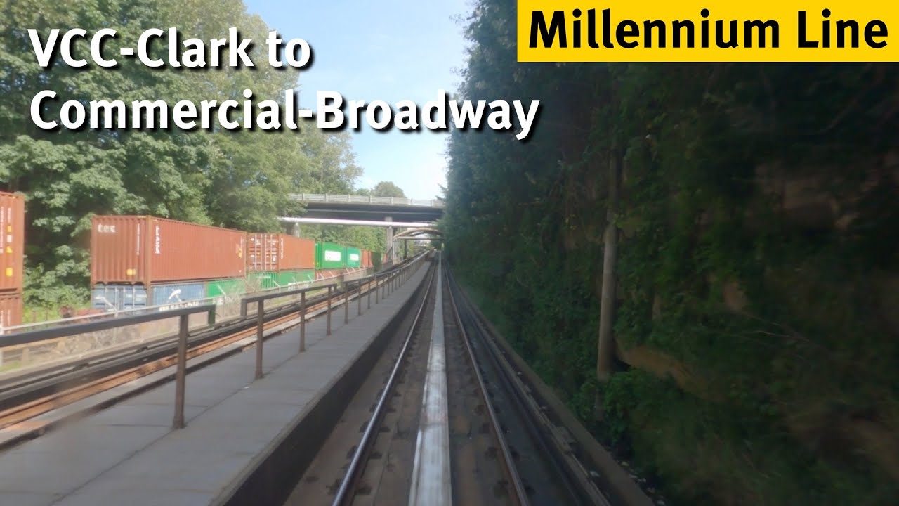 Vancouver SkyTrain - VCC-Clark to Commercial-Broadway [Millennium Line] | Station-to-Station Ride