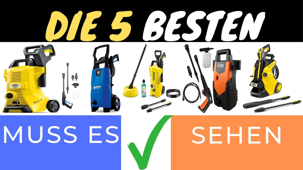 DIE BESTEN HOCHDRUCKREINIGER 2025 💦 | KAERCHER, NILFISK & IXES IM VERGLEICH! 🚀✨