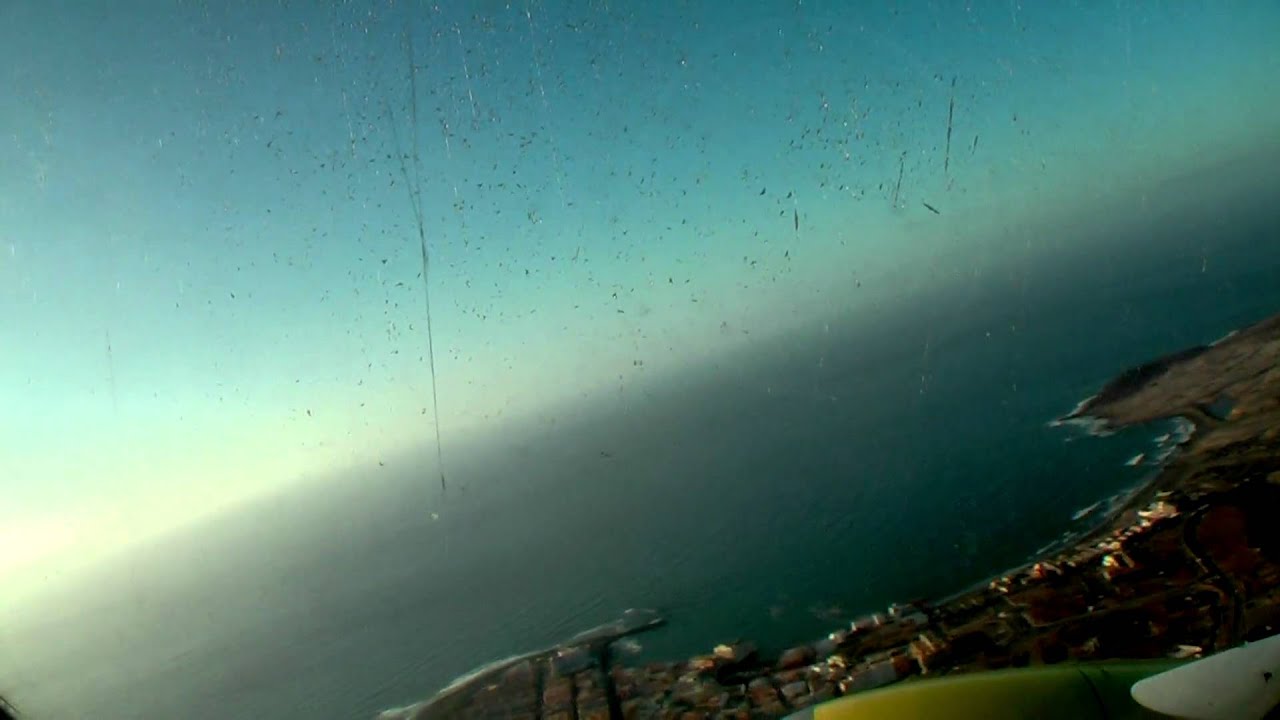 Flugzeug Take-Off von Teneriffa nach Frankfurt