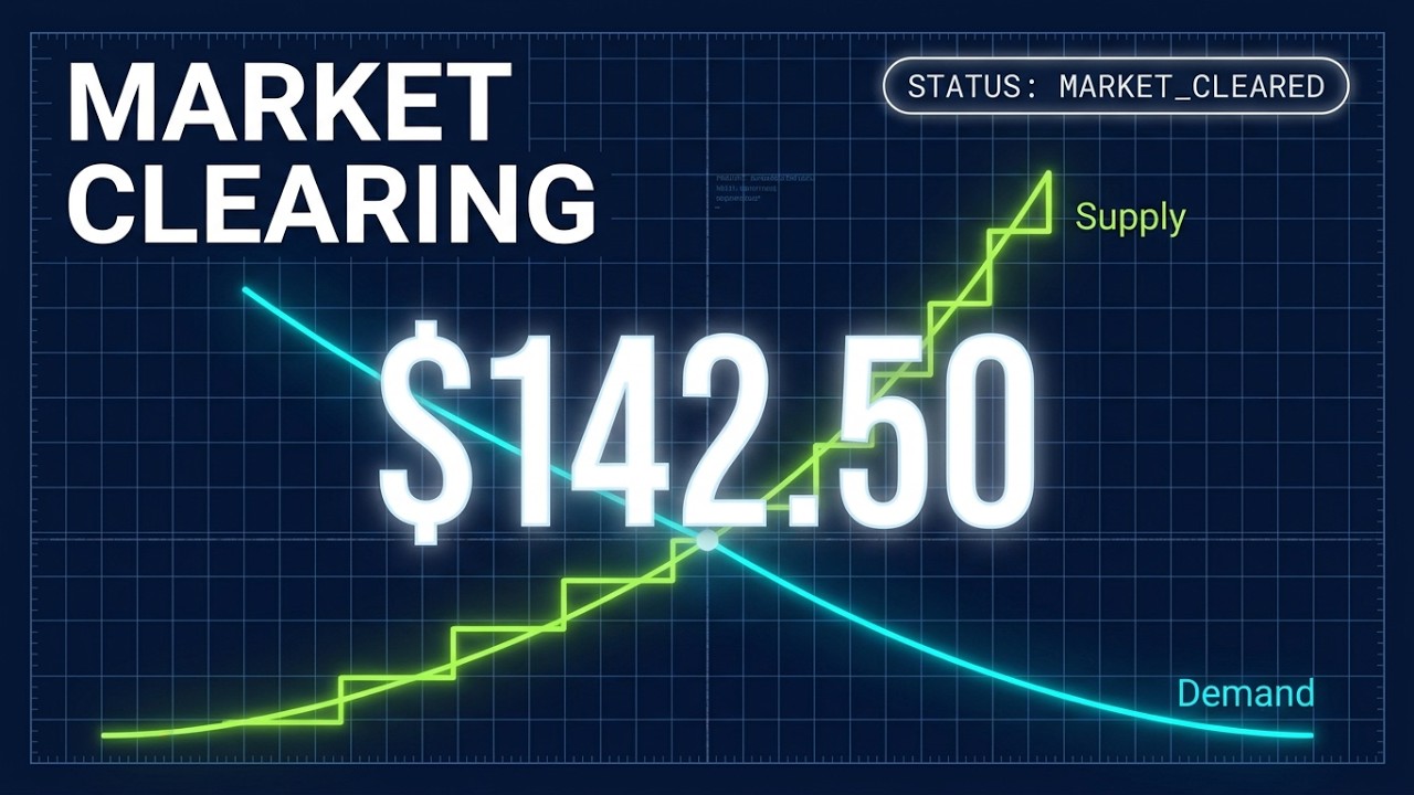 How the Day-Ahead Electricity Market Clearing REALLY Works ⚡