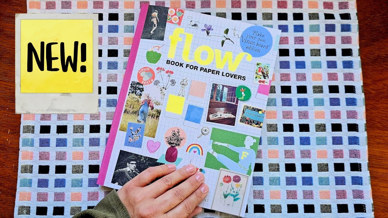Flip Through 2025 Flow Book for Paper Lovers Light - Vision Board | I Am Not Sure How to Feel