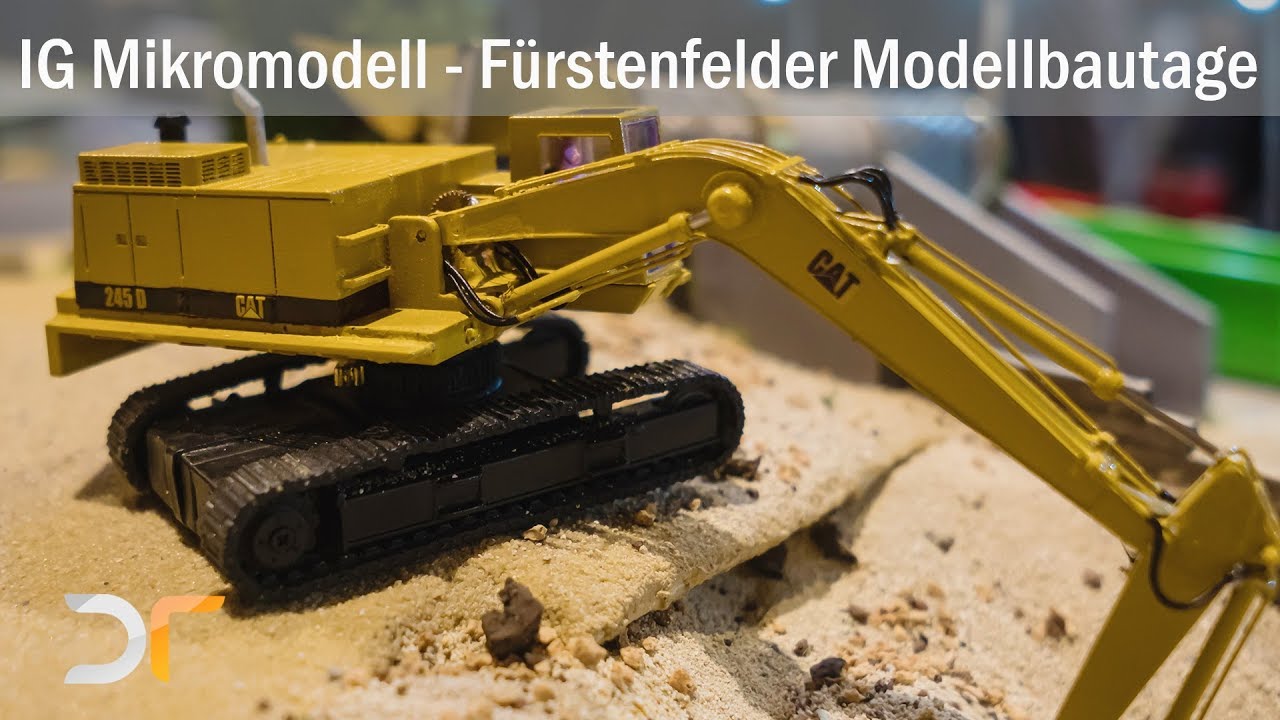 Funktionsmodelle von Caterpiller und Liebherr - Fürstenfelder Modellbautage Teil 2 | RC 1:87