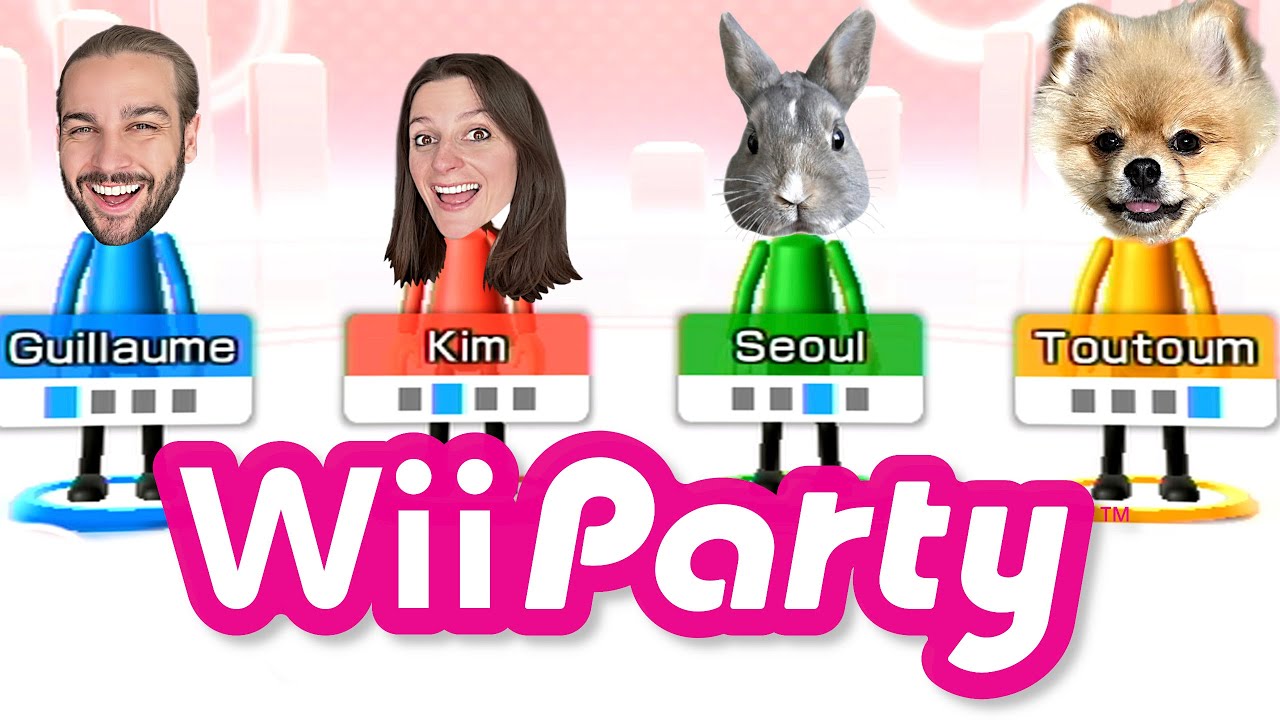 Qui sera le MEILLEUR sur WII PARTY ? ( Guillaume VS Kim VS Seoul VS Toutoum )