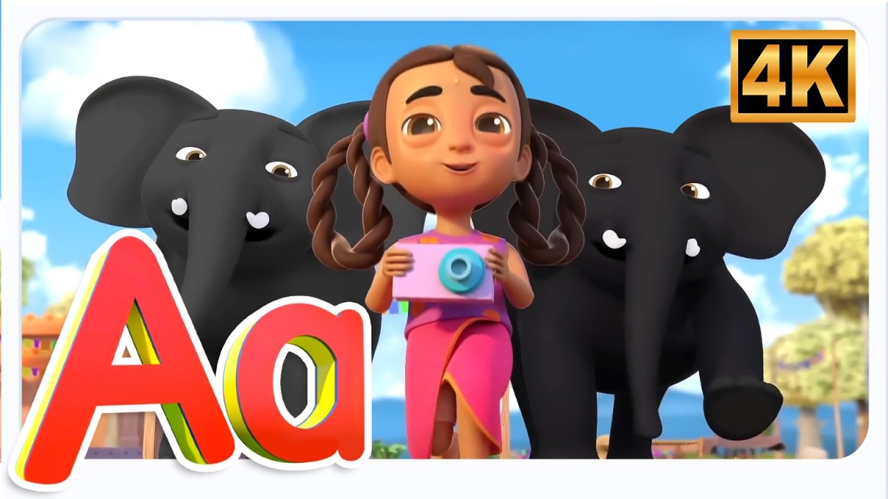 एक मोटा हाथी, Ek Mota Hathi in Black, Bulbul Ka Bacha Hindi Rhymes and Kids Poem