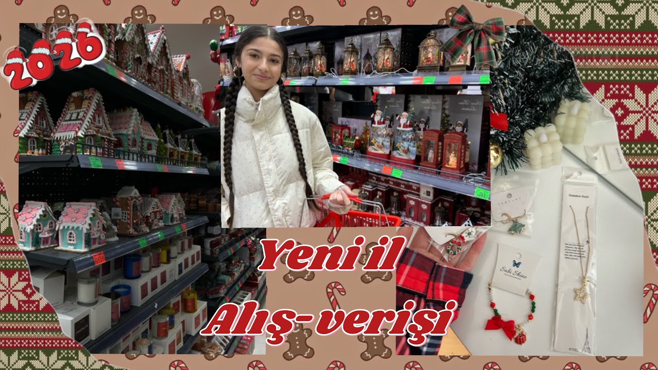 Yeni il alış veriş vlogu🎄✨//2026//Fidan