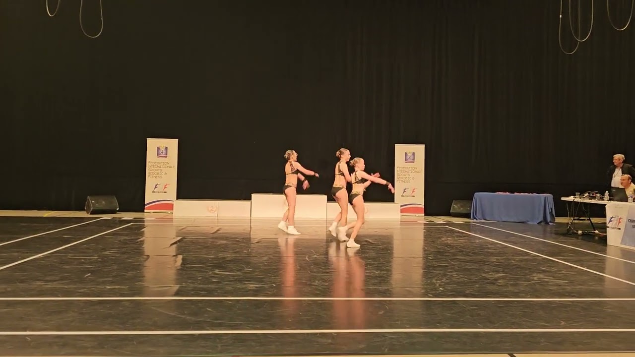 Elite Junior Trio - PACHECO Zoé, PECHABADEN Alix, RICHARD Candice (Aerobic Agenais)