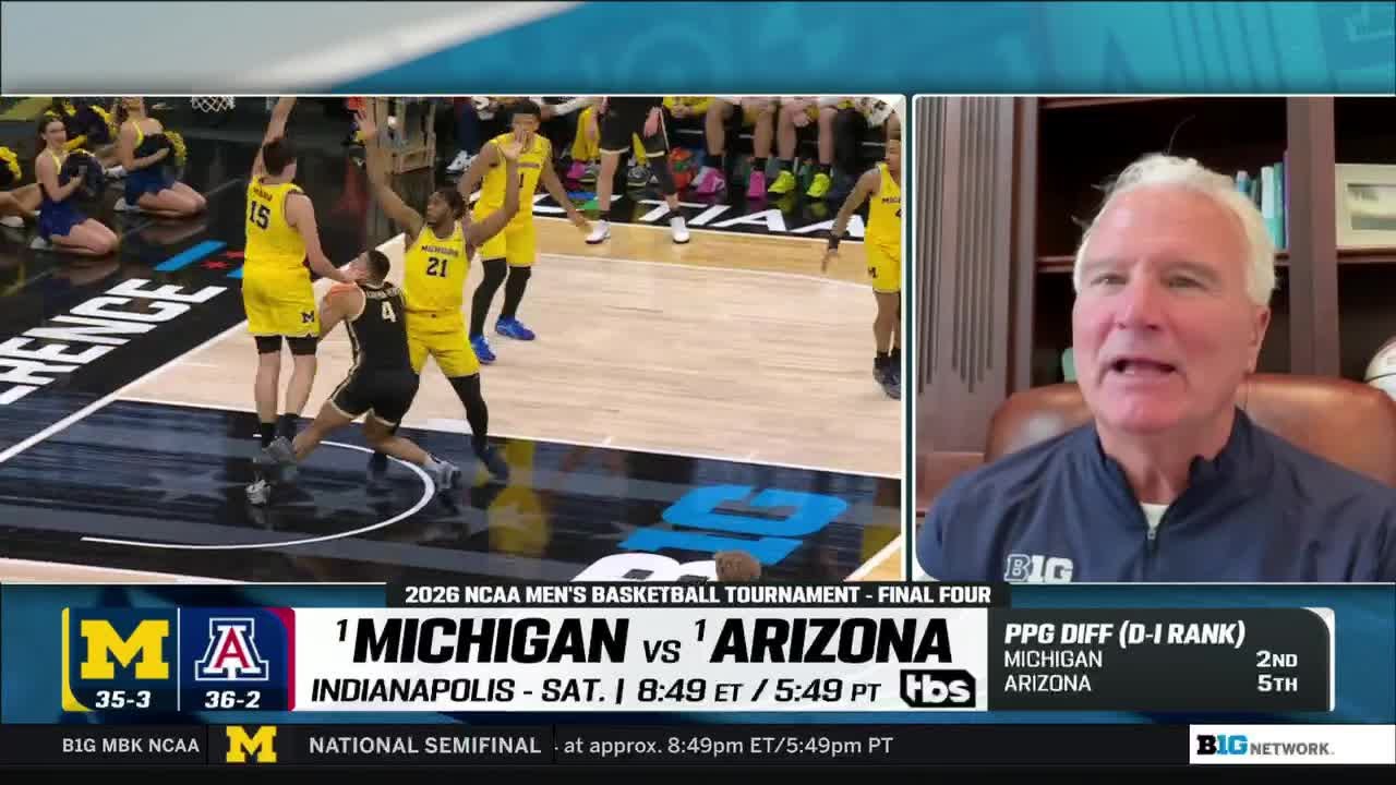 Michigan vs Arizona: Final Four Matchup Breakdown | B1G Today