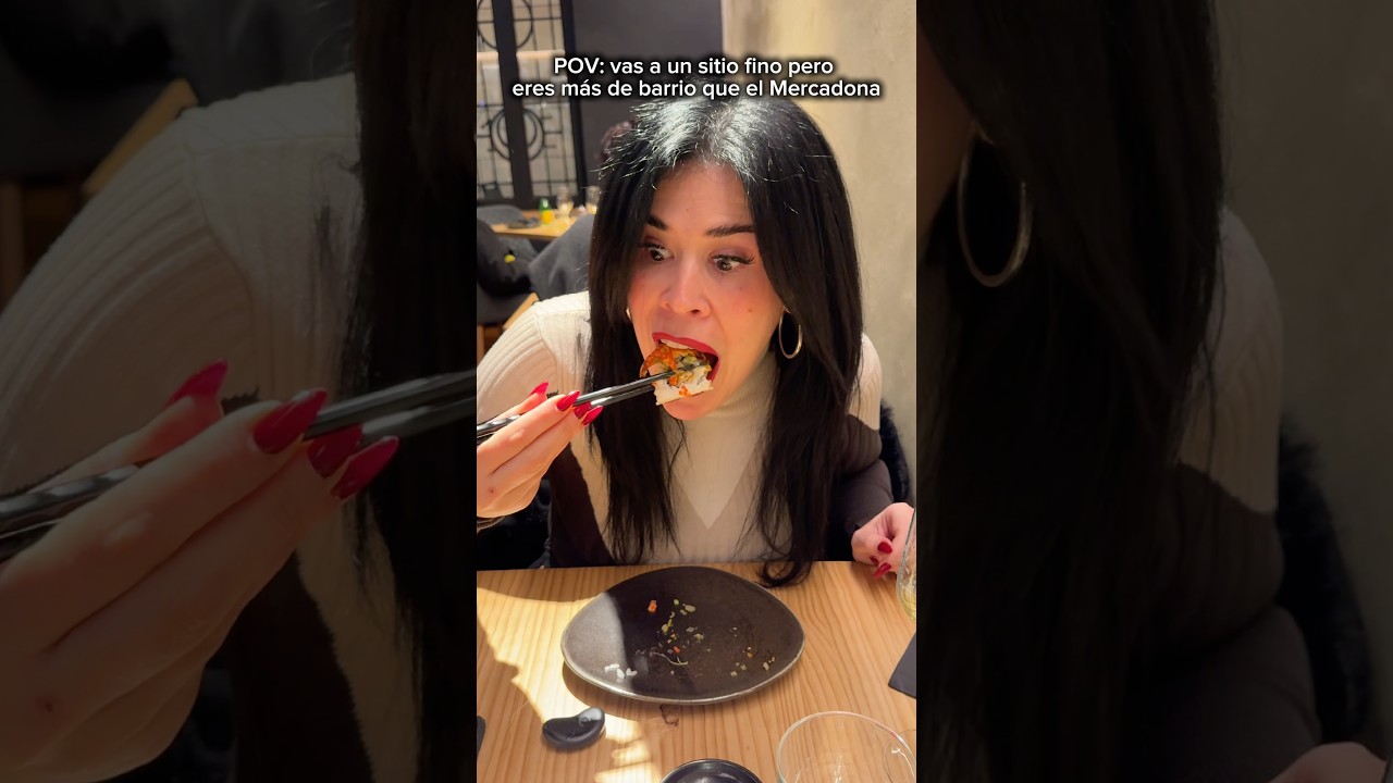 ¿Hay alguna manera “decente” de comer sushi?🤣