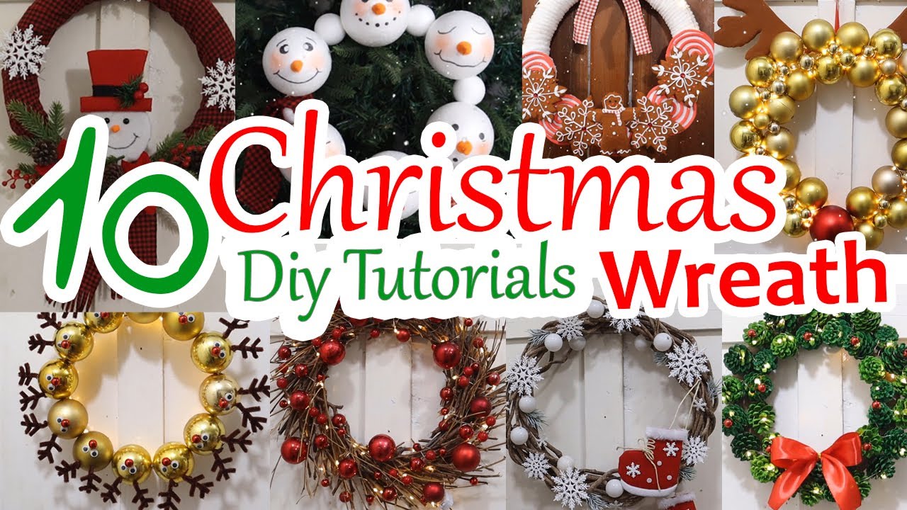10 Beautiful DIY Christmas Wreath Ideas to Welcome the Holidays 2024