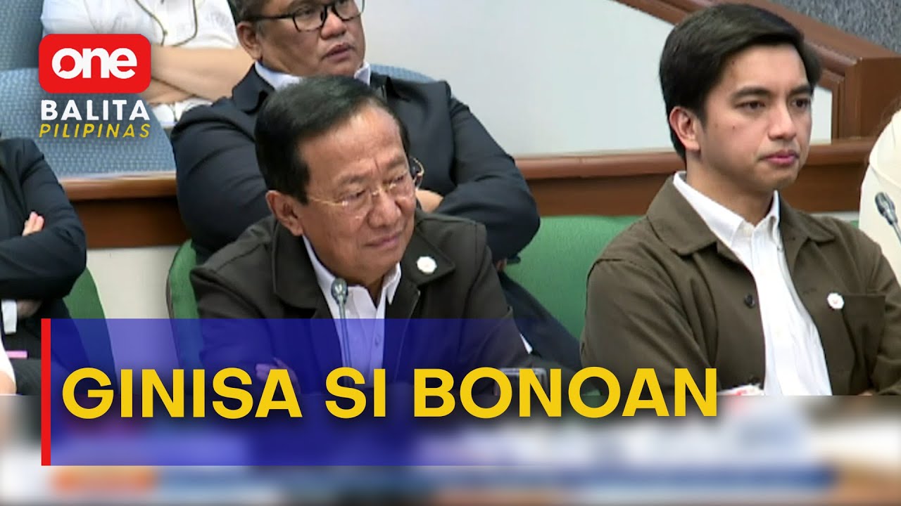 Ex-DPWH Sec. Bonoan, ginisa sa Senate hearing sa flood control scam | One Balita Pilipinas