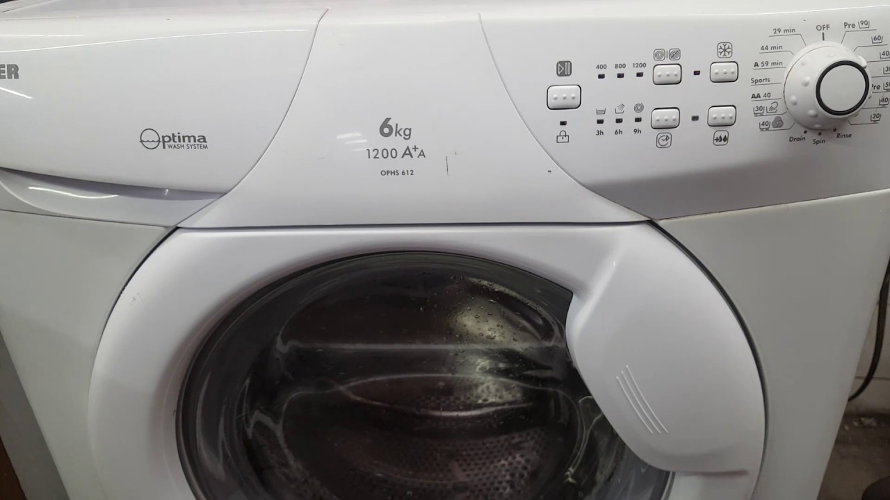 Hoover ophs612 test mode