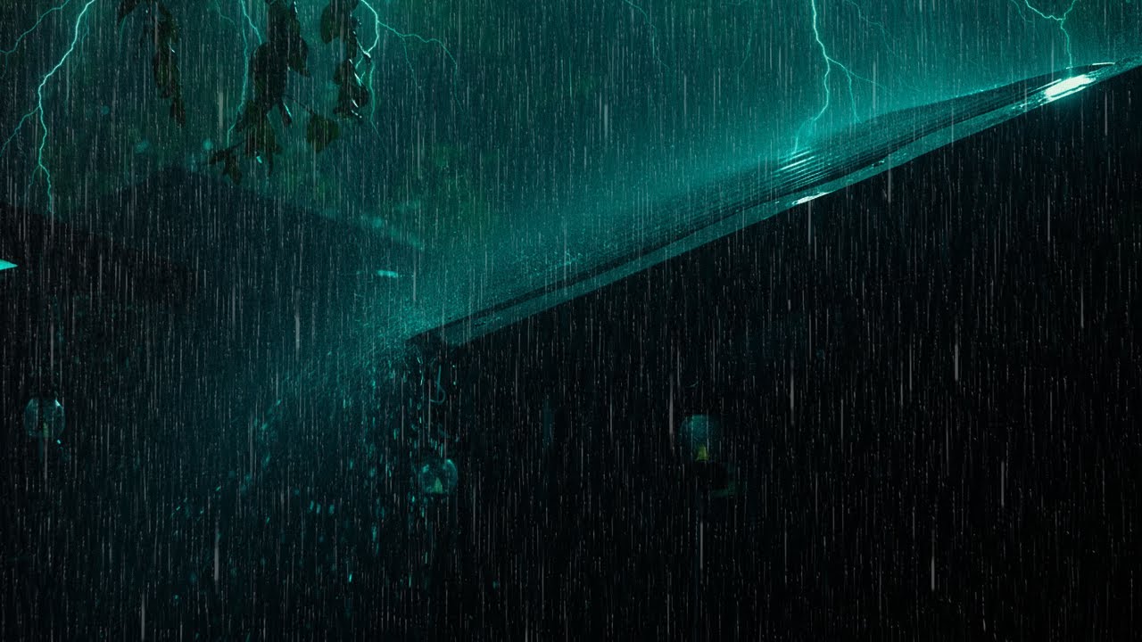 Heavy Rain with Distant Thunder | Thunderstorm Sounds for Sleeping and Relaxation