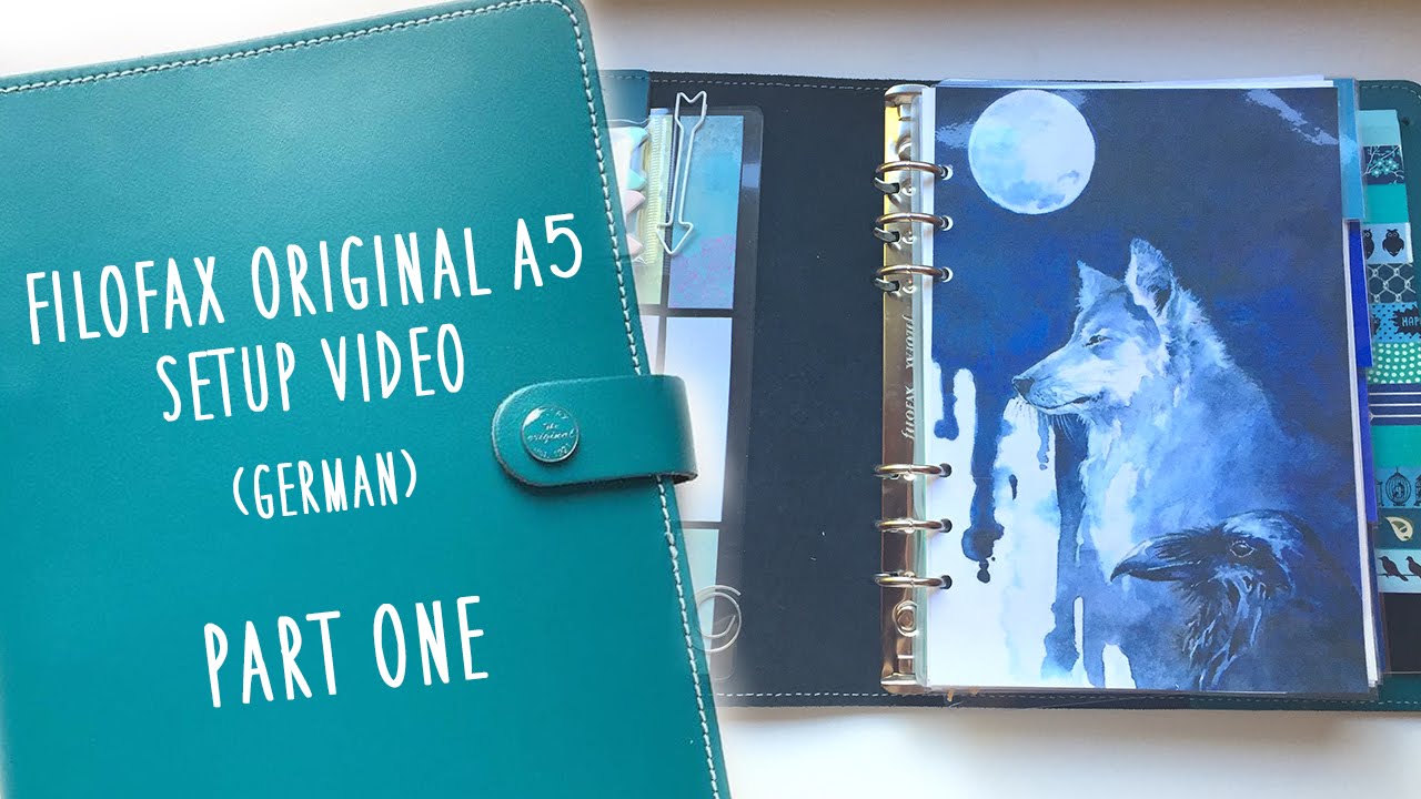 Filofax Original A5 Setup Video *German* Part 1