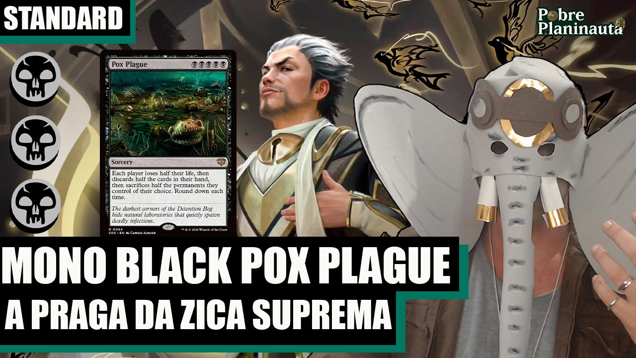 A PRAGA LETAL DO MONOBLACK DE STRIXHAVEN  - Mono Black Pox OTk  - MTG STANDARD SOS