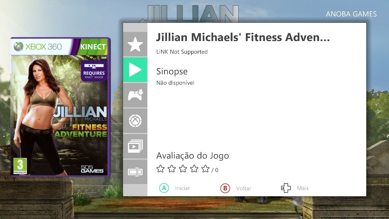 Jillian Michaels Fitness Adventure (Xbox 360) Full HD - 1080