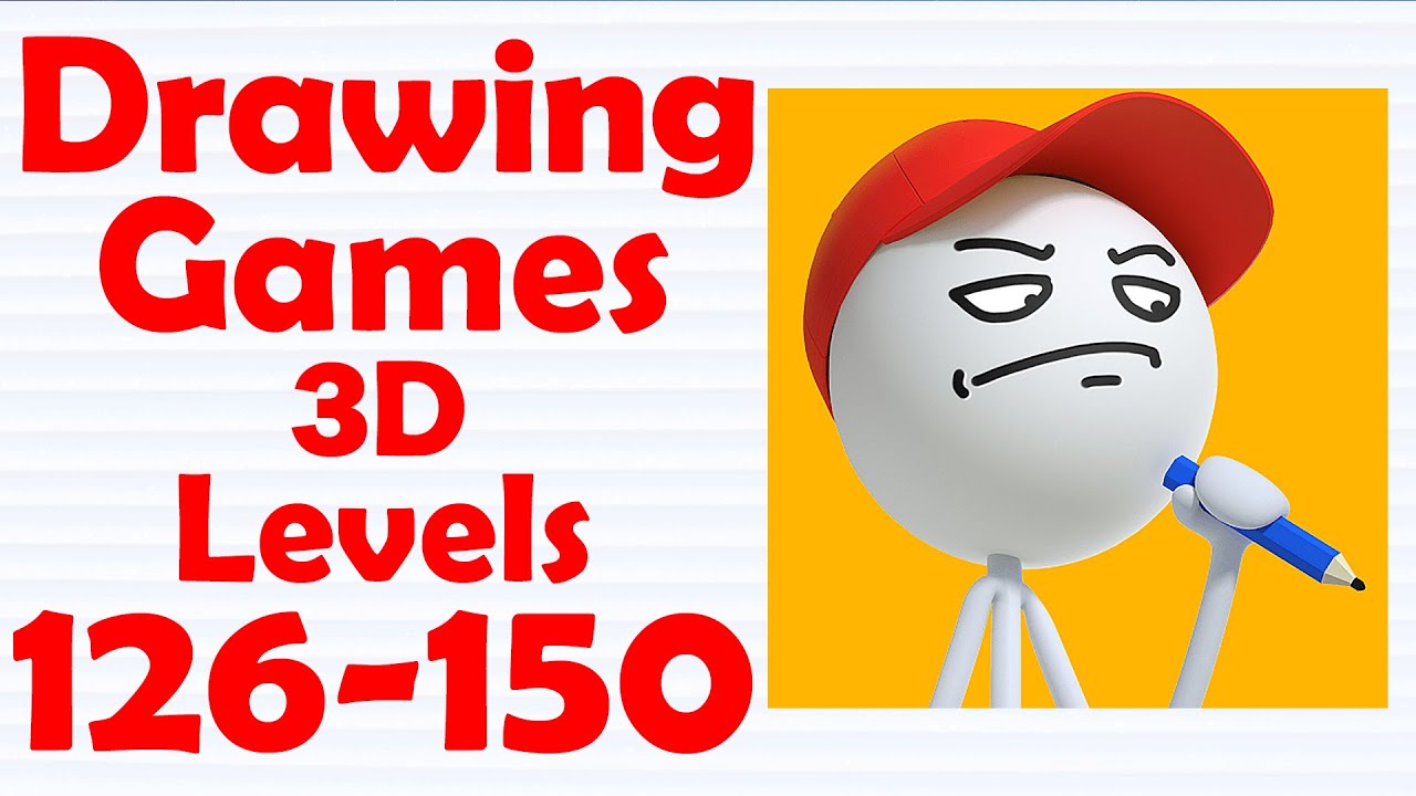 Drawing Games 3D Level 126-150 Gameplay Solution