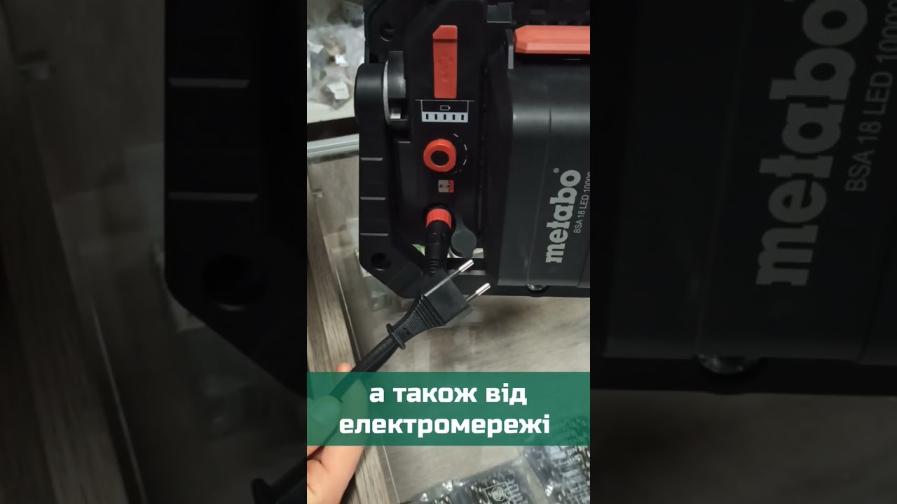 Потужний прожектор Metabo #Shorts