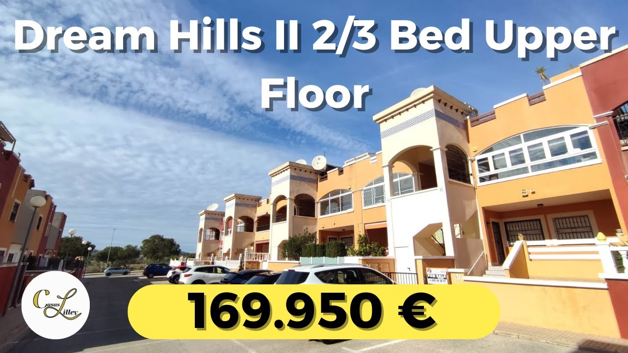 169,950€ Dream Hills 2 Upper Floor Apartment | 2–3 Beds, Solarium & Community Pool