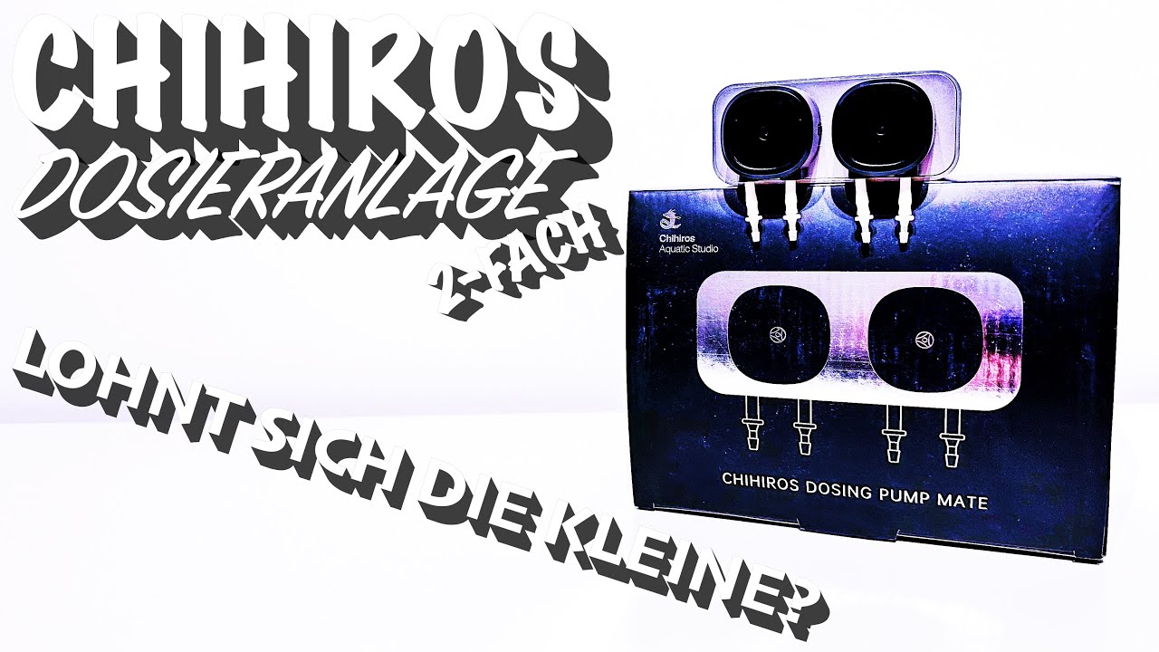 Chihiros Dosieranlage Mate - Lohnt sich die 2-fach? Unboxing und Vorstellung