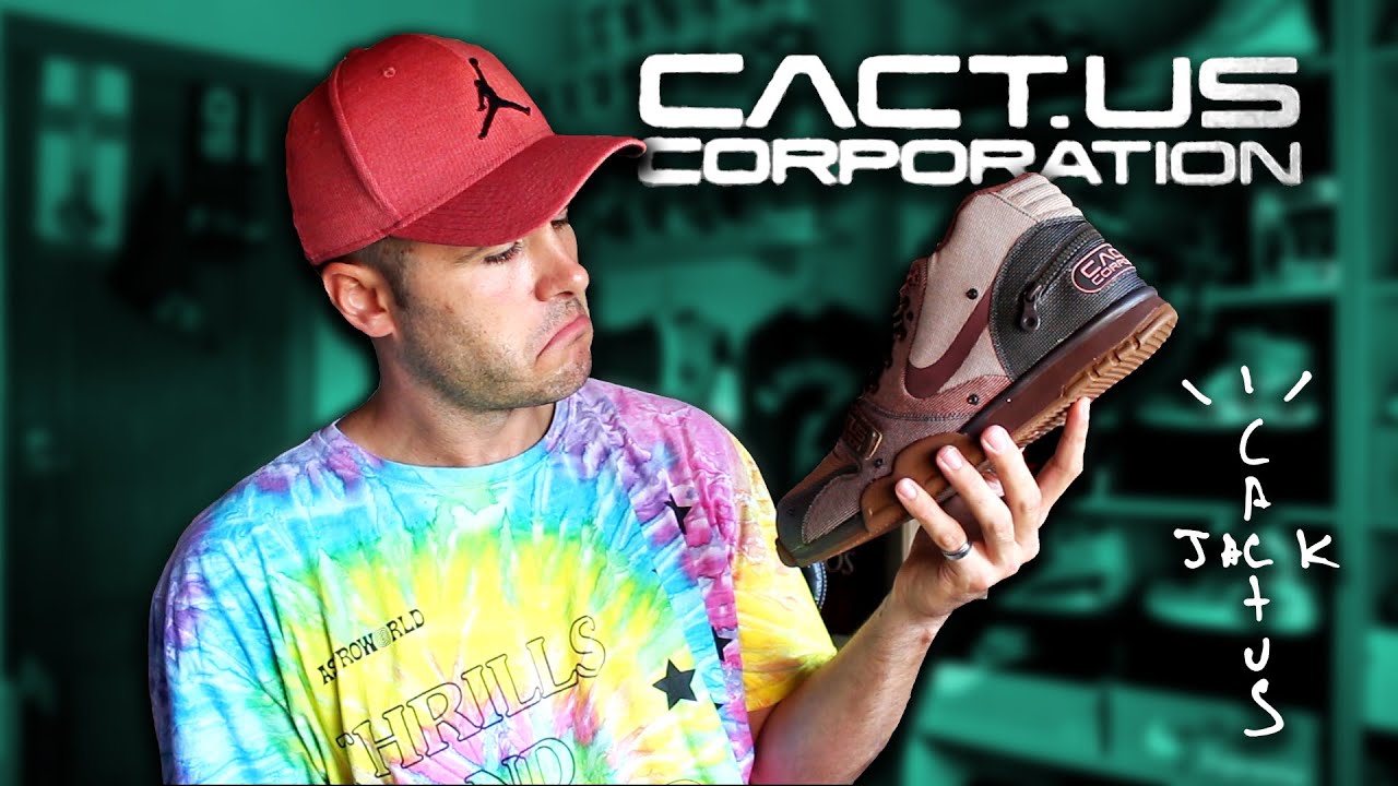 Nike Air Trainer CACTUS JACK!! Las nuevas TRAVIS SCOTT (review + on feet en español) | Fuenkio