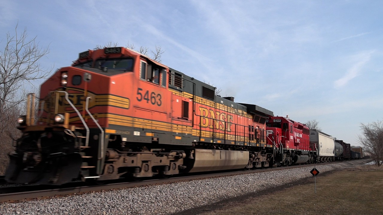 Six Trains on the CP Watertown Sub 3/9/2021