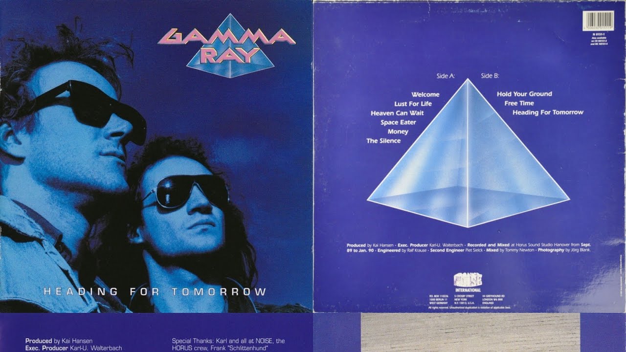 GAMMA RAY &bull; Heading For Tomorrow &bull; (1990) LP