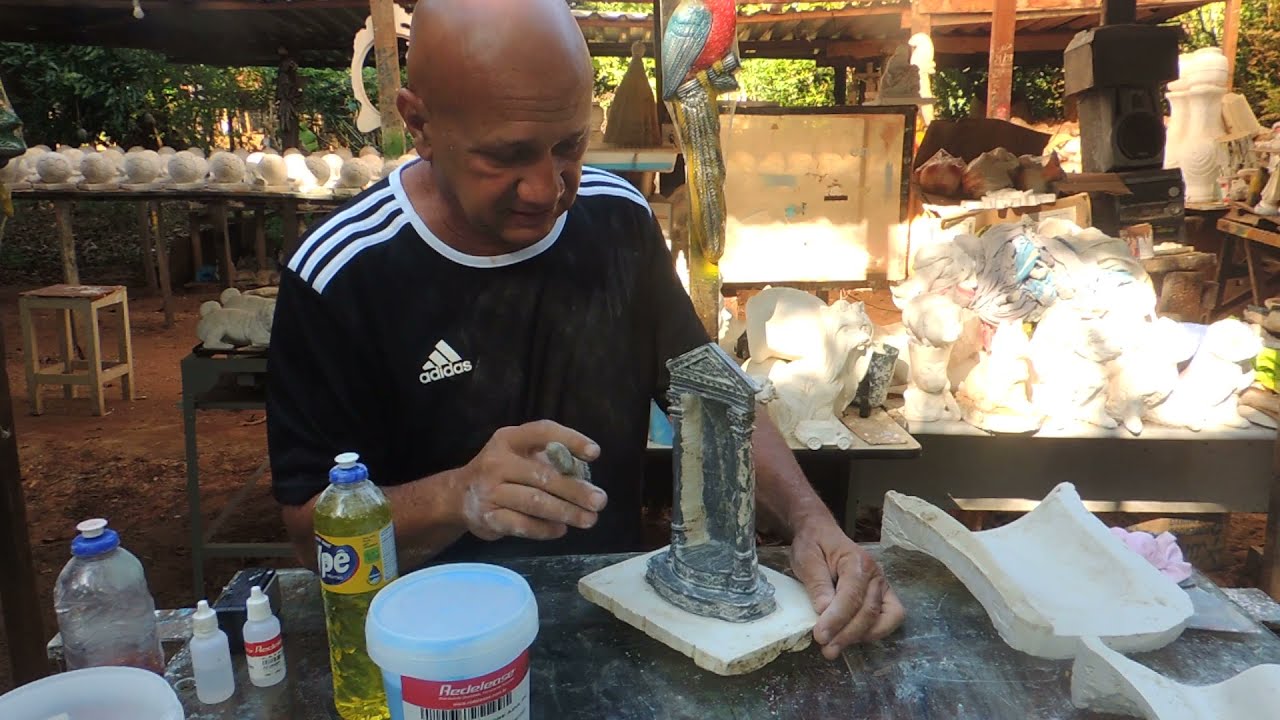 oratório passo a passo como fazer a forma de silicone jeito simples.