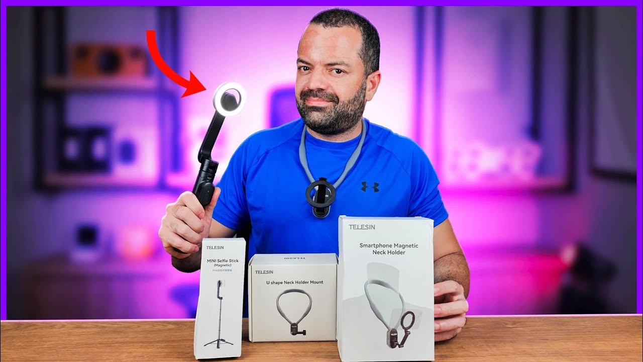 OS MELHORES SUPORTES PARA CELULAR/CÂMERA DO MUNDO! Telesin