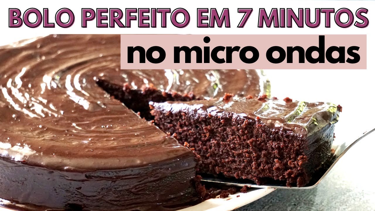 Bolo sem forno, assado no micro ondas I barato,  sem ovos pronto em 7 minutos